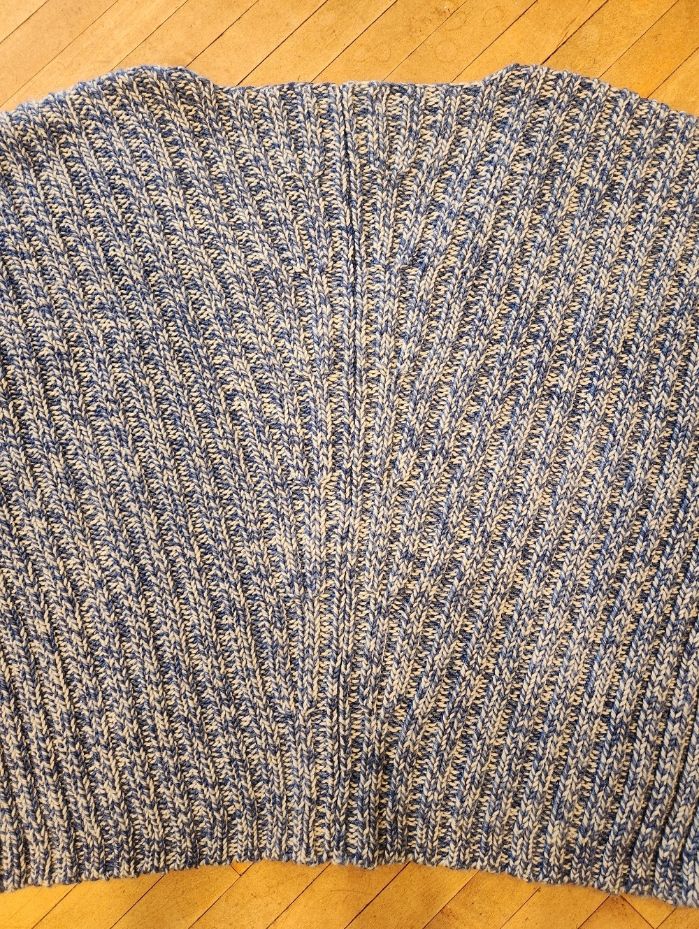 Misha & Puff Marl V Sweater in Blueberry - Picture 11 of 13